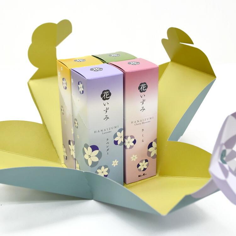 日本香堂 花いずみ 4箱入り 贈答用 今だけ送料無料 お線香 進物用線香 新盆見舞い お盆 喪中見舞 お悔やみ アソート ミニ仏壇 線香入れ Ni 庵心堂 通販 Yahoo ショッピング