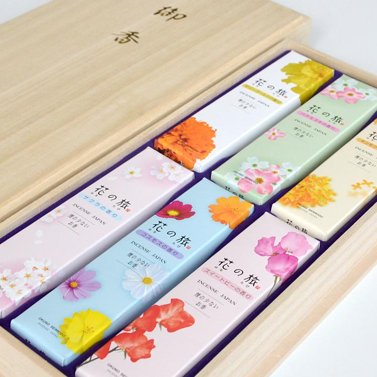 花の香　2本セット ペット 花の香りのお線香 花風 3種 セット ミニ寸 ラベンダー 蓮