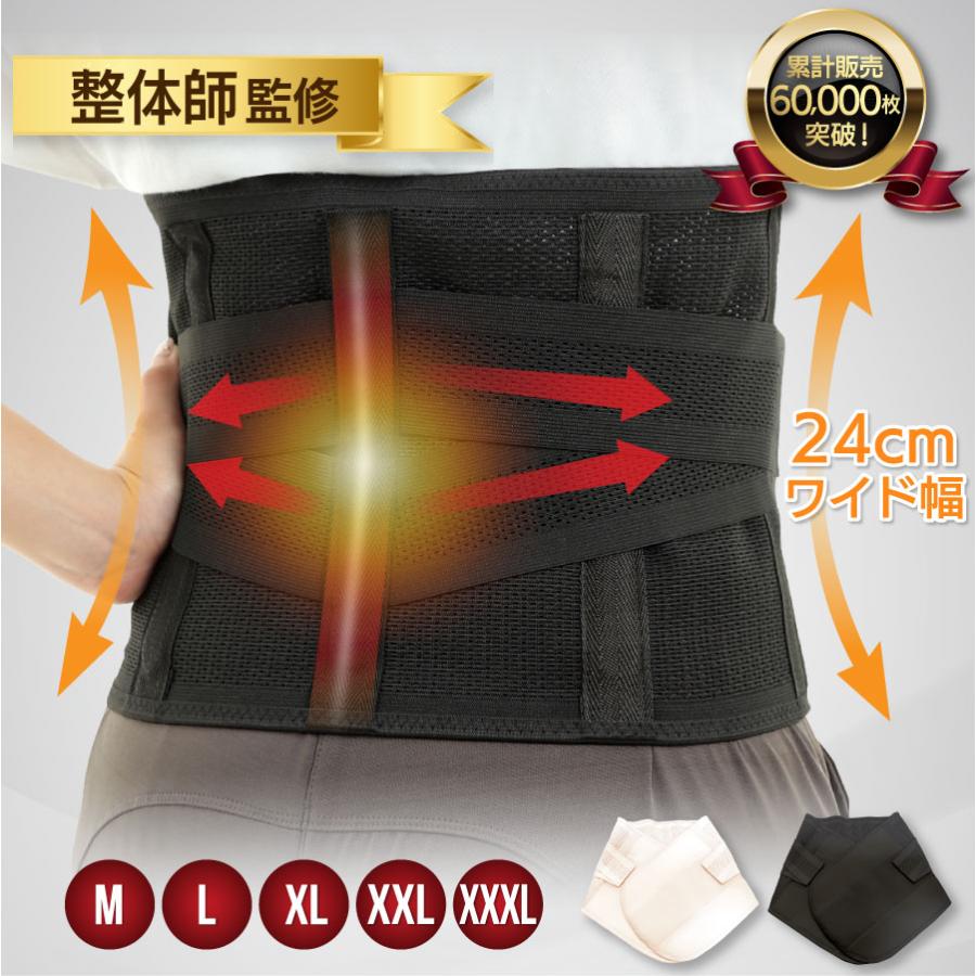 ガードナーベルト 正規品 腰痛ベルト コルセット Lサイズ 男女兼用 Wi