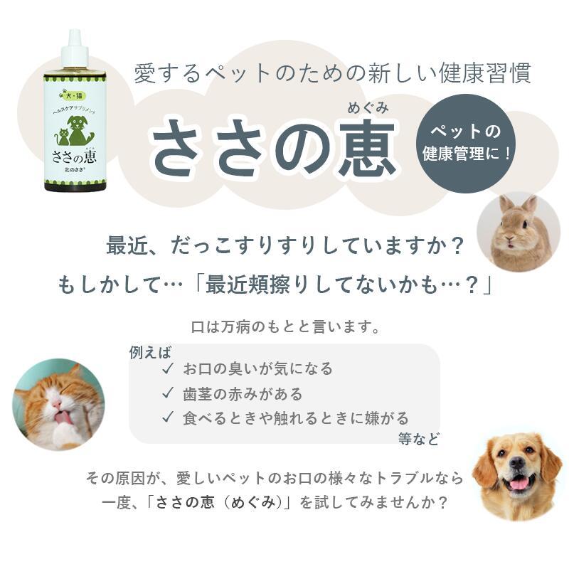 北のささ ささの恵 100g×3 ペット用熊笹エキス 犬 ネコ 北のささ ささの恵 100g ペット用熊笹エキス 犬 ネコ ペット用