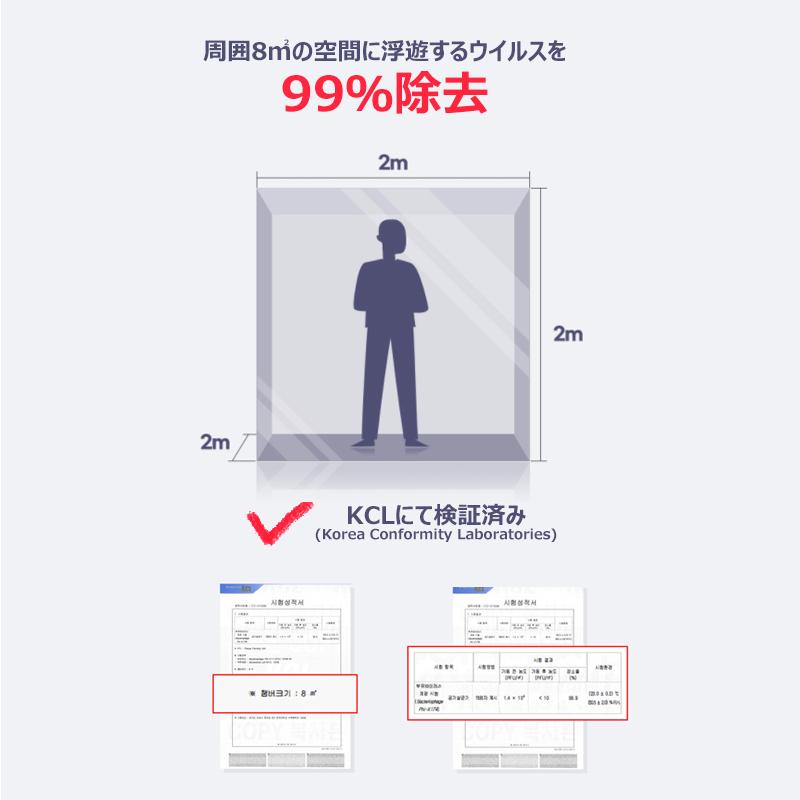 空気殺菌 コムトゥゲザーV バイオプラズマ方式 コロナ対策 FDA