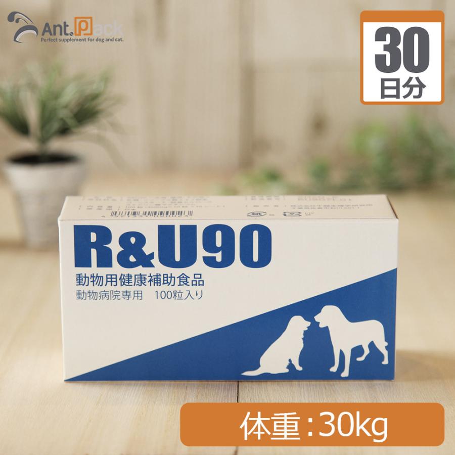 R&U90 犬用 体重30kg 1日1粒30日分 : Ant.Pack獣医師監修ペット