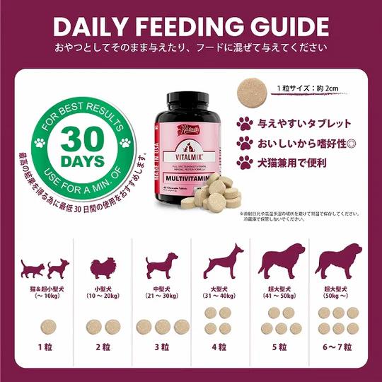カラヘルス バイタルミックス 犬猫用 体重1kg〜5kg 1日1.25g30日分  *こちらは紛末でのお届けとなります |  | 08