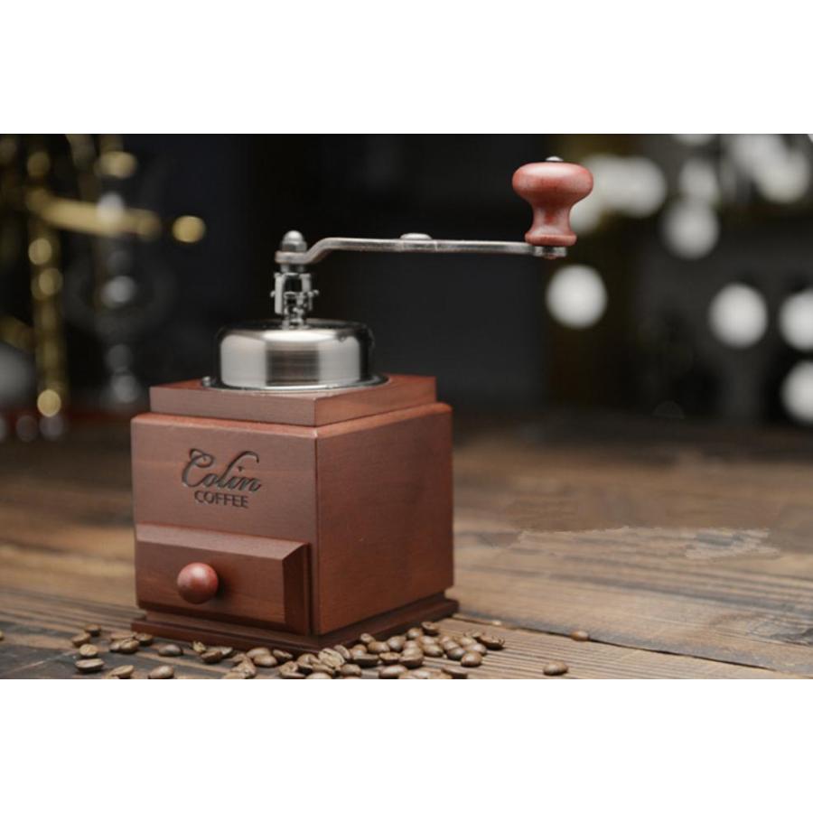 22高い素材 コーヒー ミル 手動 おしゃれ 粗さ調節 手挽きコーヒーミル コーヒー豆 オシャレ G52 手挽きコーヒーミル Biblioteka Sigma Art Pl