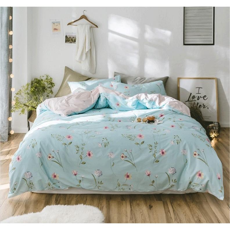 濃いピンク系統 掛け布団カバー シングル ダブル クイーン 北欧絵柄