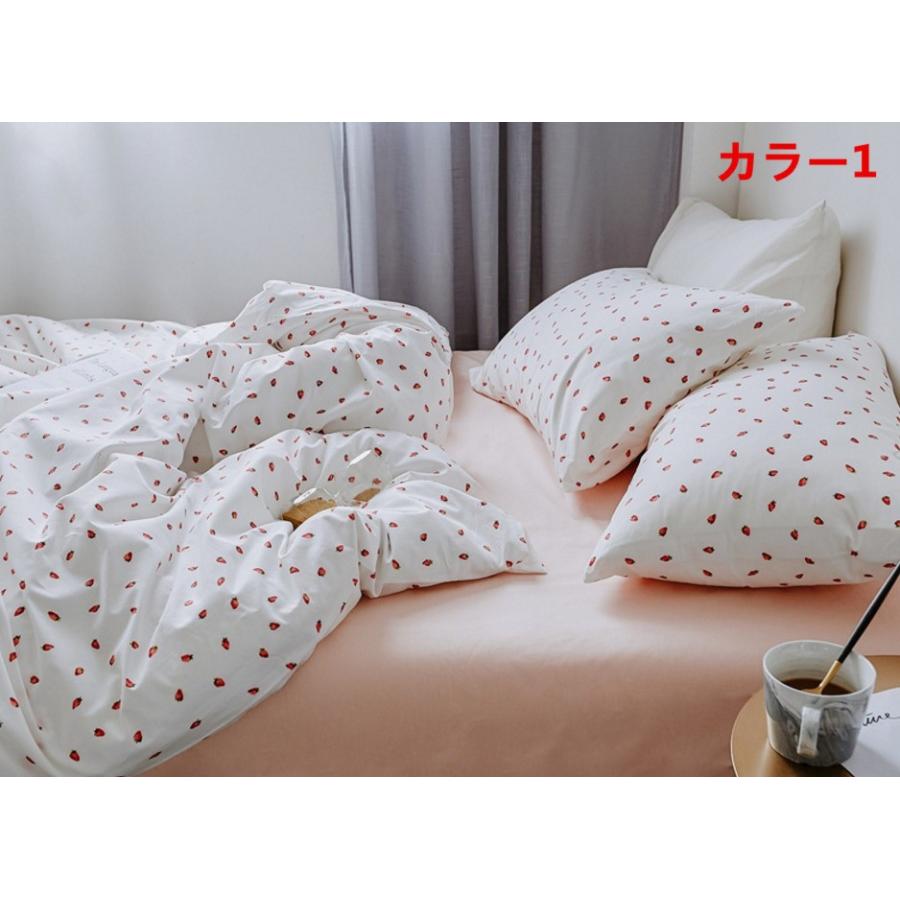 掛け布団カバー シングル ダブル クイーン 北欧絵柄 掛け布団カバー 4点セット 北欧デザイン |布団カバー|ベットシーツ|枕カバー|5t9317