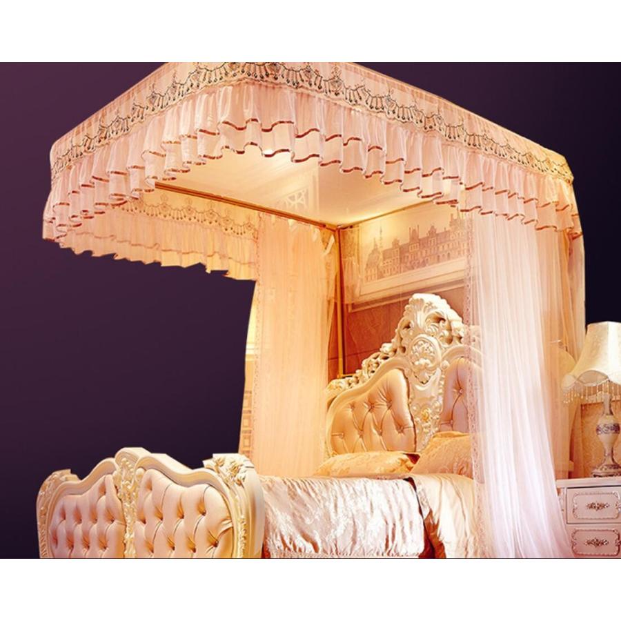 初回限定 蚊帳 かや カーテン おしゃれ 蚊屋 蚊対策 安眠 家族用 赤ちゃん用 ダブル クイーンサイズ お姫様風蚊帳 A142 海外輸入 Www Distributionpointrouge Com