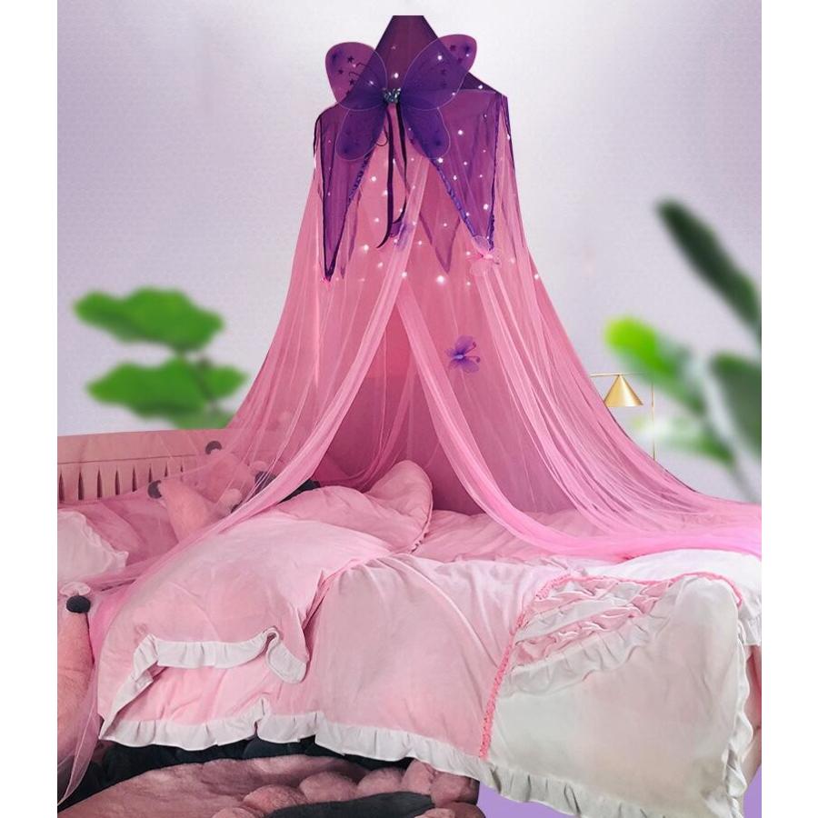 全日本送料無料 蚊帳 かや カーテン おしゃれ 蚊屋 蚊対策 安眠 家族用 赤ちゃん用 ダブル クイーンサイズ お姫様風蚊帳 A37 無料長期保証 Hvo Or Tz