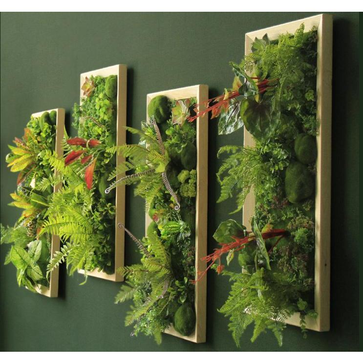 壁飾り 壁掛け 人工観葉植物 壁面緑化 玄関飾り 造花 室内 観葉 植物 ウォールパネル プレゼント ギフト v26 人工観葉、フェイクグリーン PET1517744518(13525円)