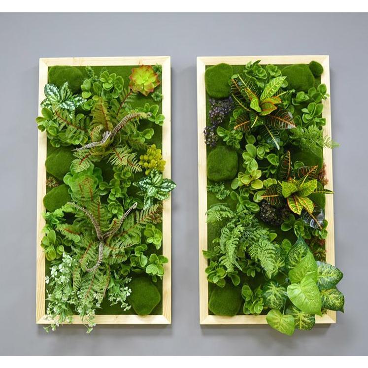 壁飾り 壁掛け 人工観葉植物 壁面緑化 玄関飾り 造花 室内 観葉 植物 ウォールパネル プレゼント ギフト v36