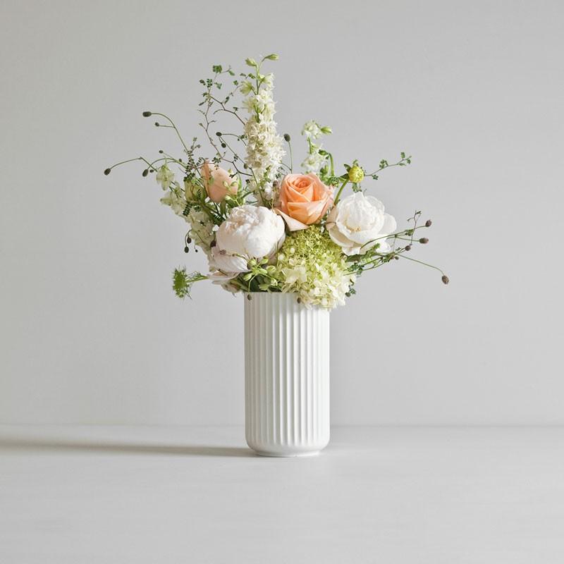 リュンビュー ポーセリン リュンビューベース ホワイト 20cm 花瓶