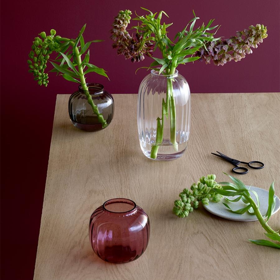 ホルムガード HOLMEGAARD プリムラ ベース アンバー H25.5cm