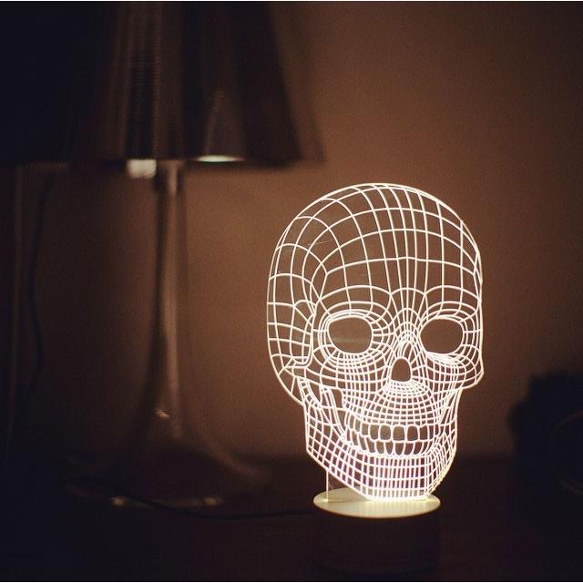 BULBING SKULL LAMP スカルランプ