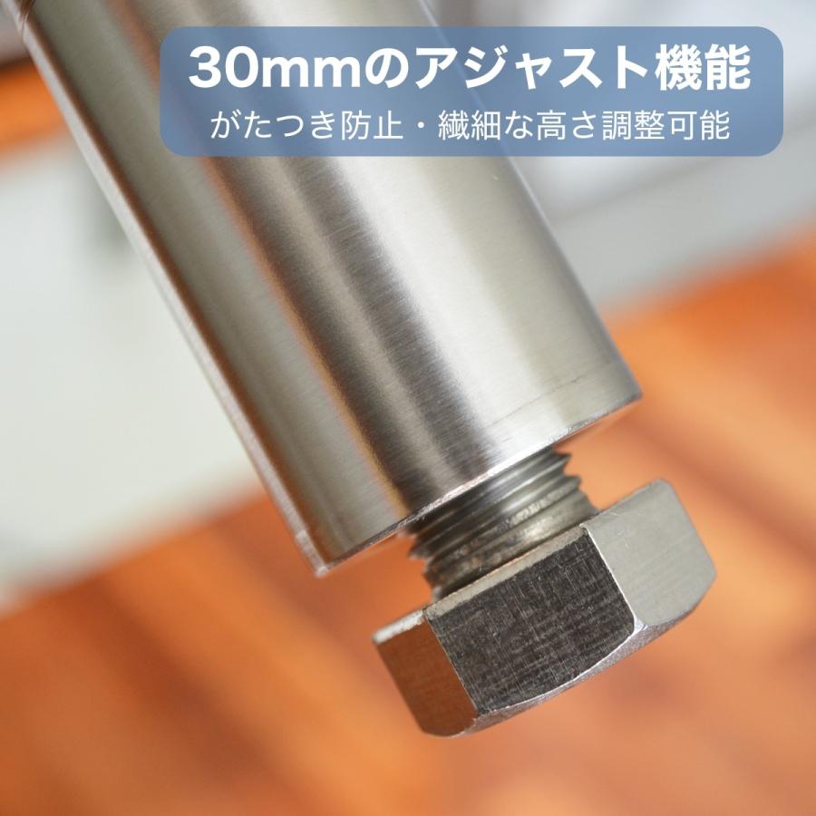 Plus-Size ステンレス作業台 五段 1500mm×450mm レンジ台 調理台 ステンレスラック｜antdesignstore｜11