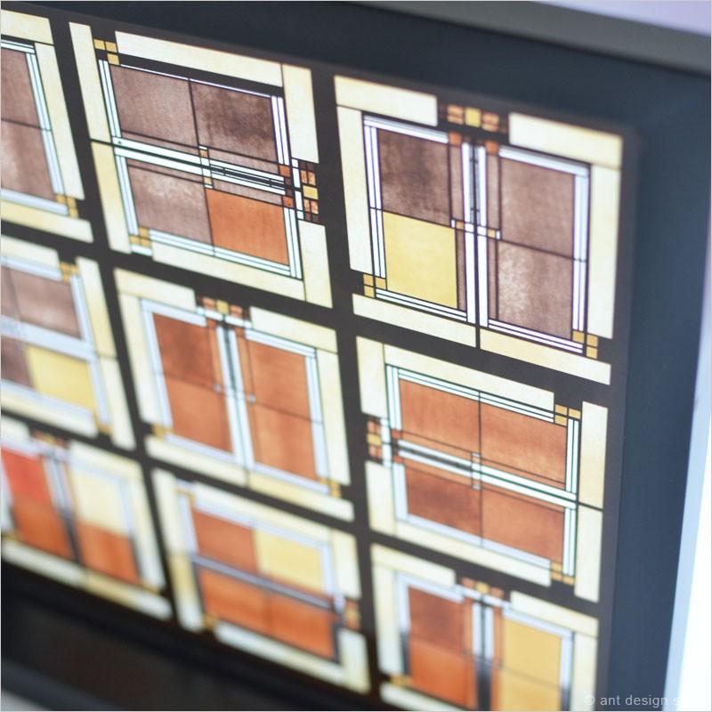 フランクロイドライト アートグラス スカイライト ステンドグラス ガラス工芸 オークパーク Art 8502 アントデザインストア 通販 Yahoo ショッピング