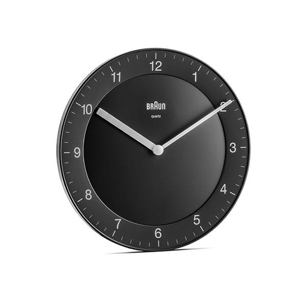 ブラウン 時計 BRAUN アナログウォールクロック 掛け時計 ブラック BC06B北欧 掛時計 壁掛け｜antdesignstore｜02