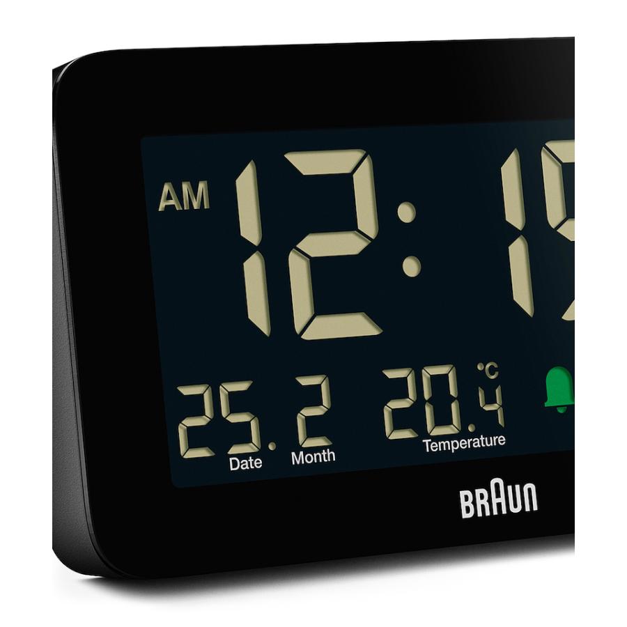 BRAUN（ブラウン） 時計 デジタルアラームクロック 目覚まし時計