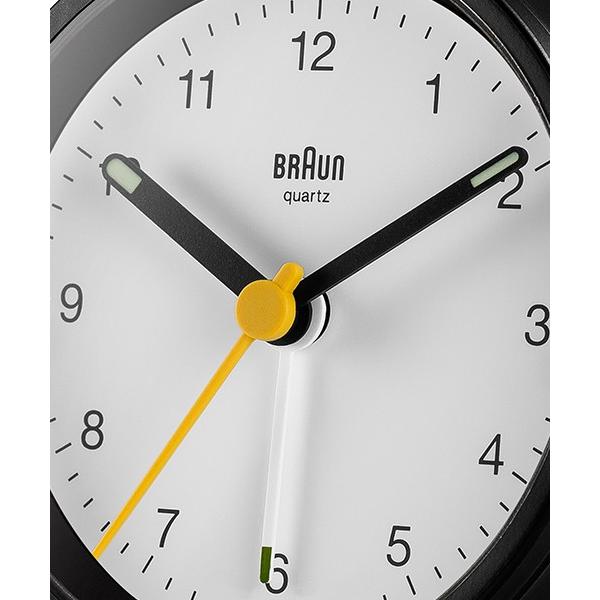 ブラウン 時計 BRAUN クラシックアナログアラームクロック 目覚し時計 ブラック ホワイト BC12｜antdesignstore｜05