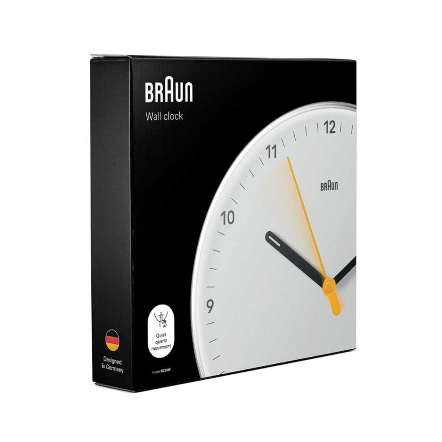 BRAUN（ブラウン） 時計 ウォールクロック 掛け時計 BC26B BC26W