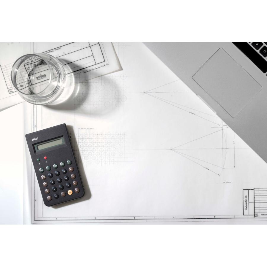 BRAUN（ブラウン） メール便可 Calculator 電卓 BNE001BK ブラック 黒