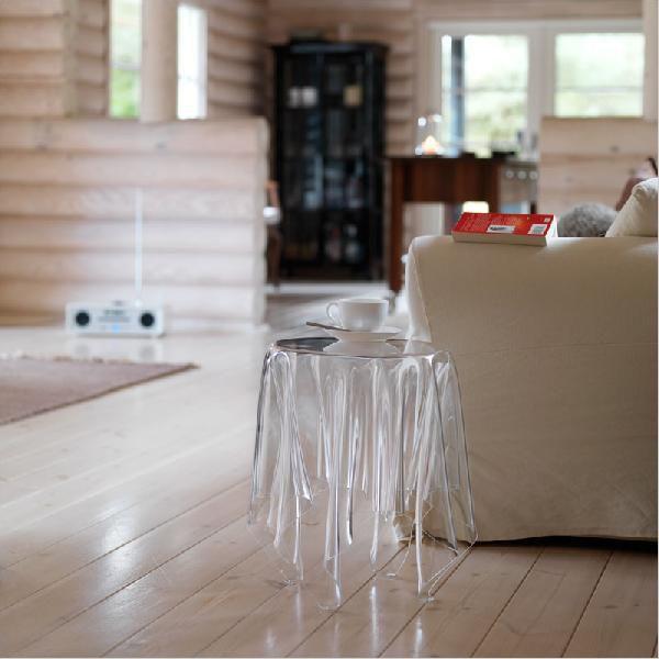 essey Grand Illusion サイドテーブル L クリア エッセイ グランド