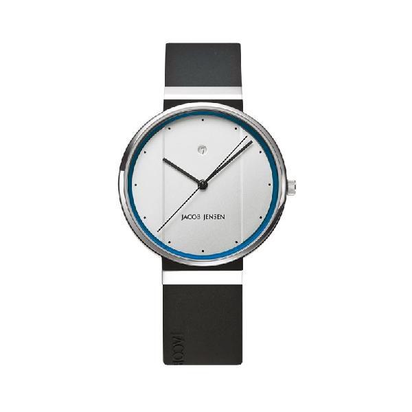 ヤコブ・イェンセン JACOB JENSEN New 腕時計 750 メンズ ホワイト ブルー JJ75｜antdesignstore