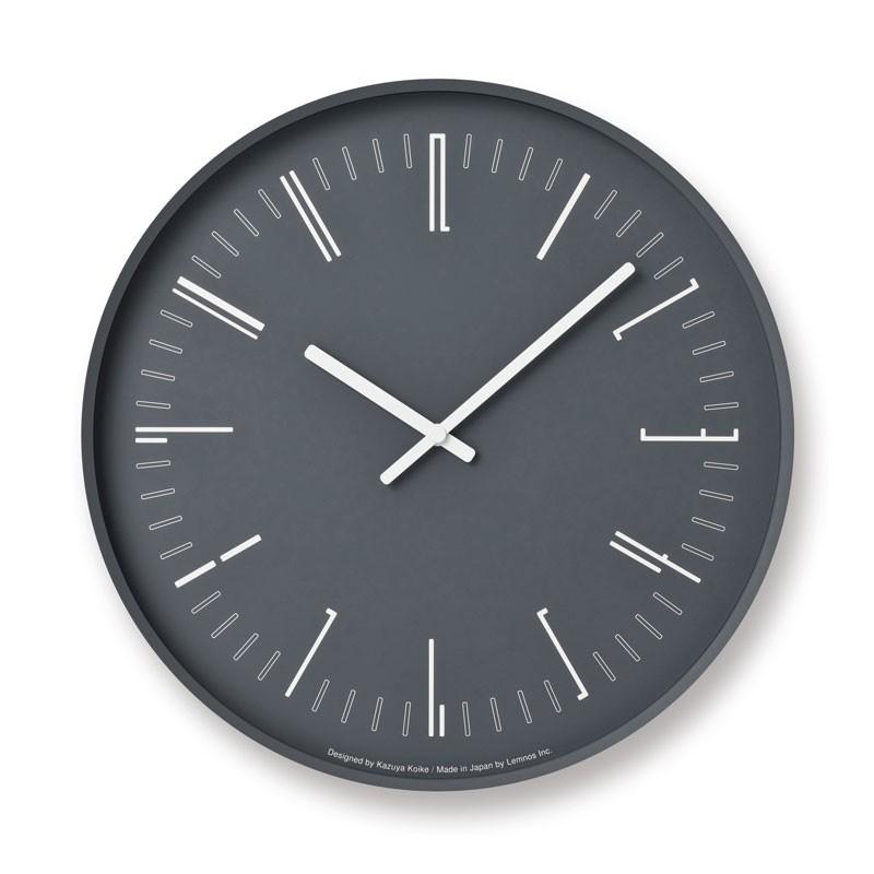 レムノス Lemnos Draw wall clock 掛け時計 ブラック KK18-13 BK  おし｜antdesignstore