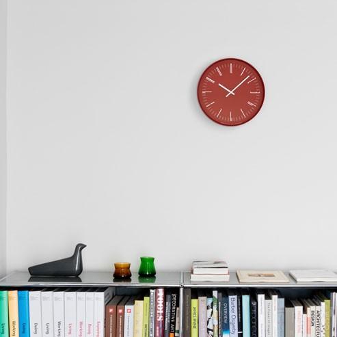 Lemnos（レムノス） Lemnos Draw wall clock 掛け時計 レッド KK18-13