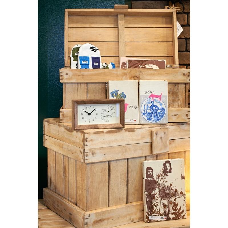 Lemnos（レムノス） Lemnos FRAME フレーム 温湿度計付 置き時計