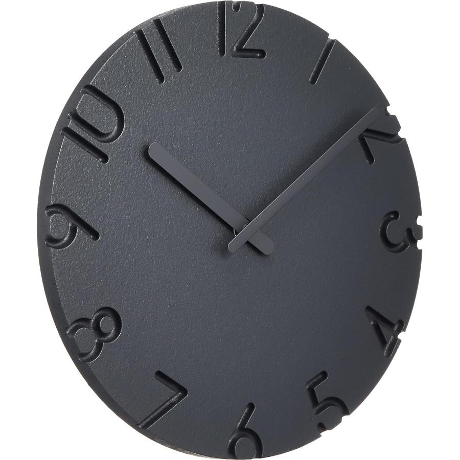 Lemnos（レムノス） 掛時計 掛け時計 カーヴド カラード ブラック