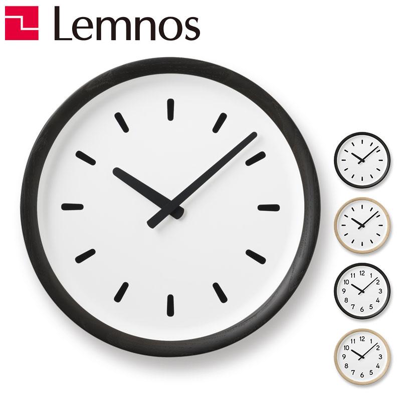レムノス 天然色木地 クリ basin line PIL23-05 Lemnos（レムノス） Lemnos basin line basin number 掛け時計 PIL23