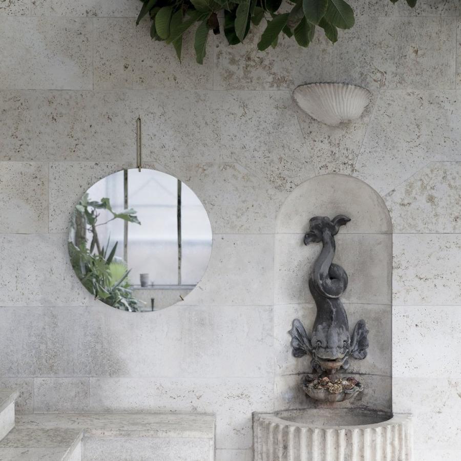 MOEBE ムーベ ウォールミラー 壁掛け鏡 50cm ブラック 未使用保管品 MOEBE ムーベ ウォールミラー 壁掛け鏡 Φ50cm ブラック 未使用保管品