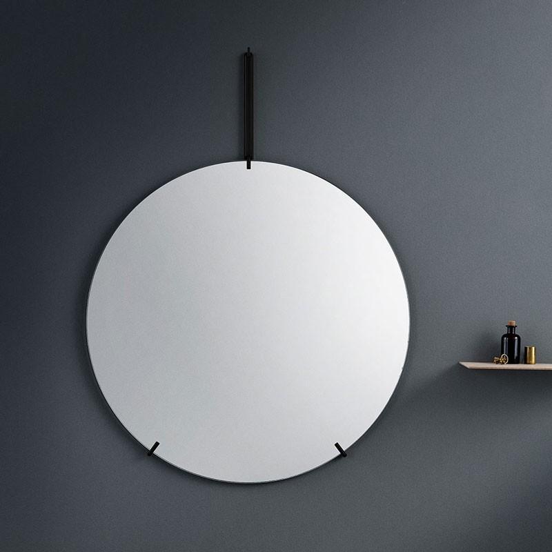MOEBE（ムーベ）ブラック 70cm WALL MIRROR（ウォールミラー） MOEBE ムーベ ウォールミラー 70cm ブラック WMBL70 鏡ムーべミラー