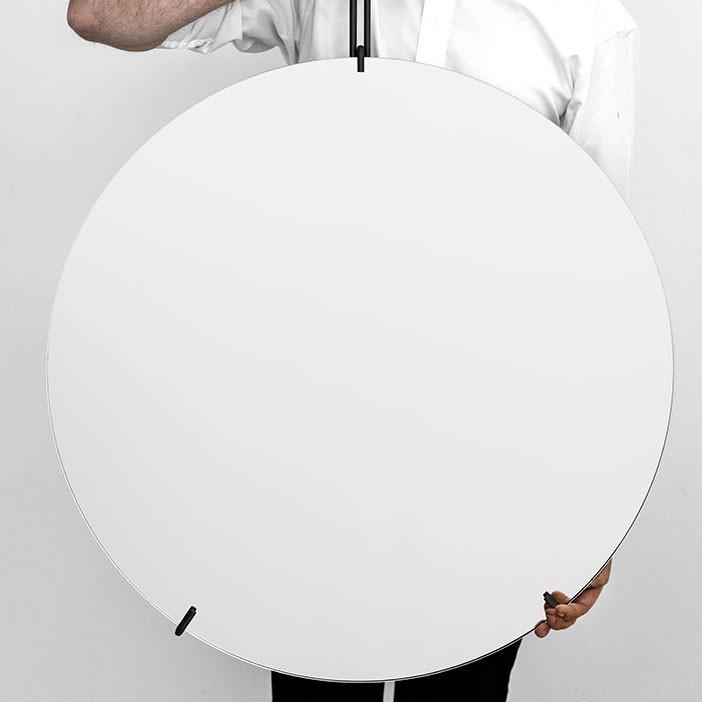 MOEBE ムーベ ウォールミラー 70cm ブラック WMBL70 鏡ムーべミラー