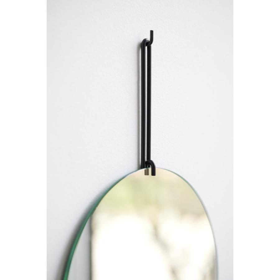 MOEBE ムーベ ウォールミラー 70cm ブラック WMBL70 鏡ムーべミラー