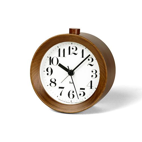 【新品・未使用】Lemnos RIKI アラームクロック WR09-15 BW Lemnos（レムノス） RIKI 目覚まし時計 アラームクロック 目覚まし時計