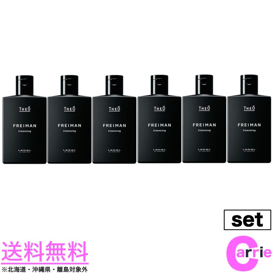 6本セット ルベル ジオ フレイマン クレンジング （シャンプー