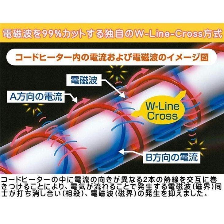 ゼンケン 一人用電熱マット ZMT-75CT 1人用電熱マット シングル ZENKEN  ホットカーペット ブラウンの画像