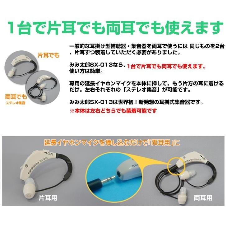 電池12個オマケ付き！2年保証 みみ太郎 集音器 電池式 耳掛タイプ SX