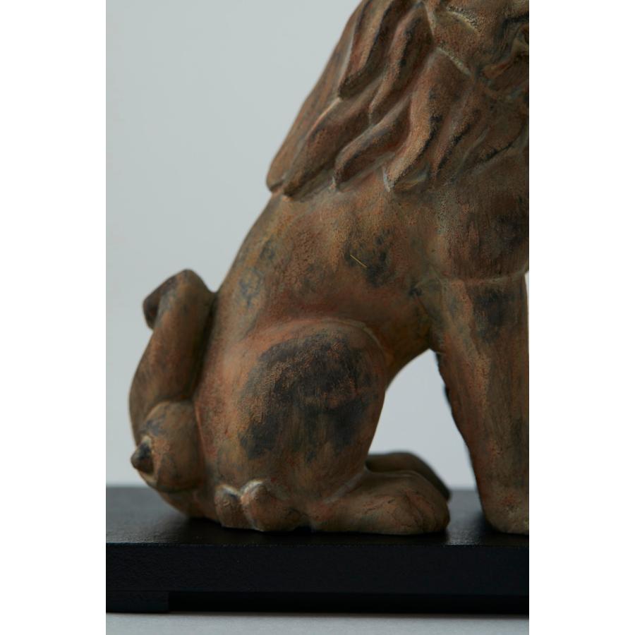 【限定200体】イスム 狛犬 tanacocoro 掌 wood 木彫 仏像 人形 フィギュア ミニチュア MORITAの画像