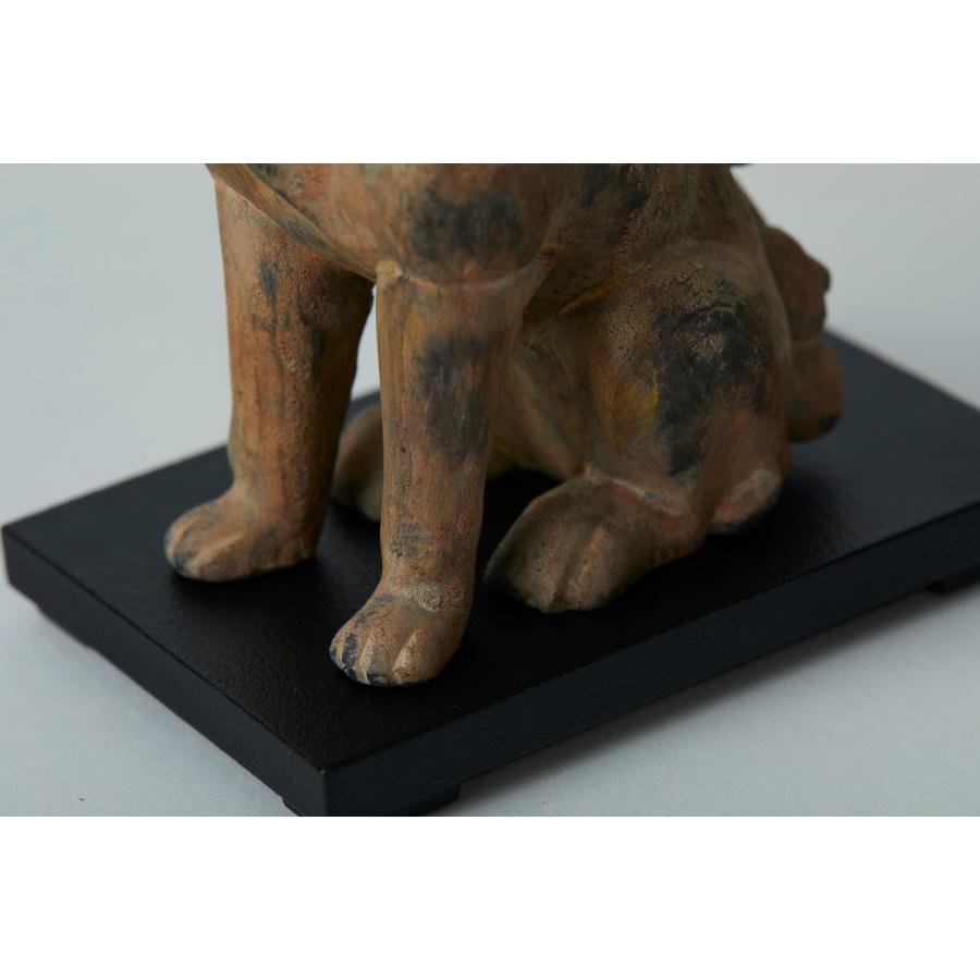 【限定200体】イスム 狛犬 tanacocoro 掌 wood 木彫 仏像 人形 フィギュア ミニチュア MORITAの画像