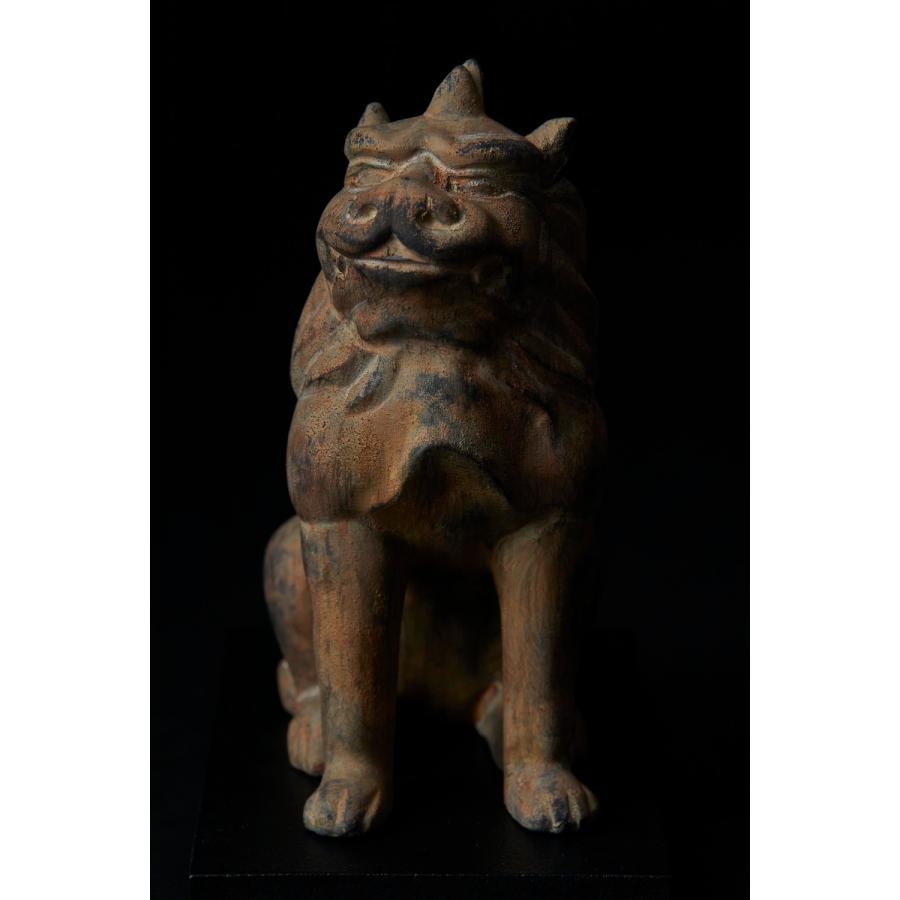 【限定200体】イスム 狛犬 tanacocoro 掌 wood 木彫 仏像 人形 フィギュア ミニチュア MORITAの画像