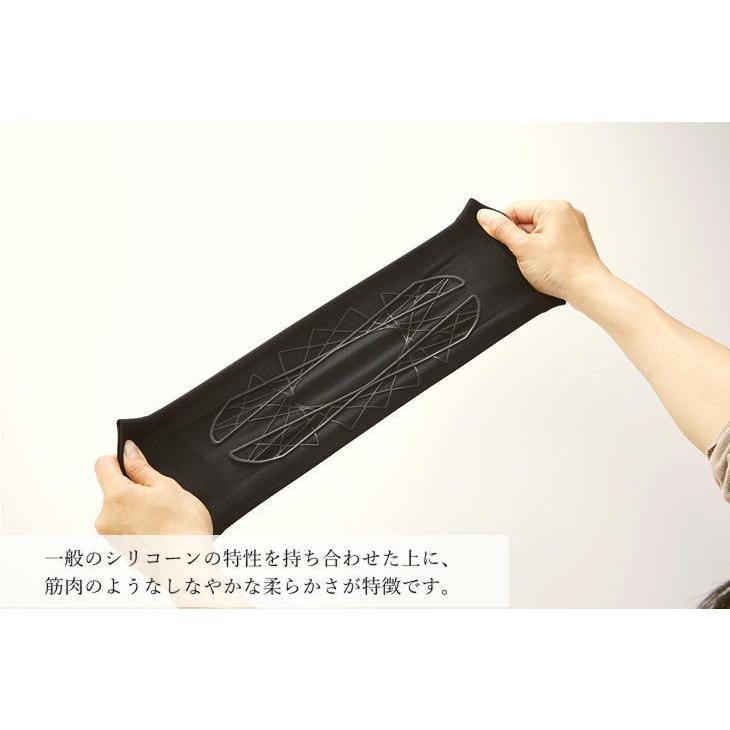 即納 タフシロン 膝サポーター ブラック（黒）2枚セット 人工筋肉