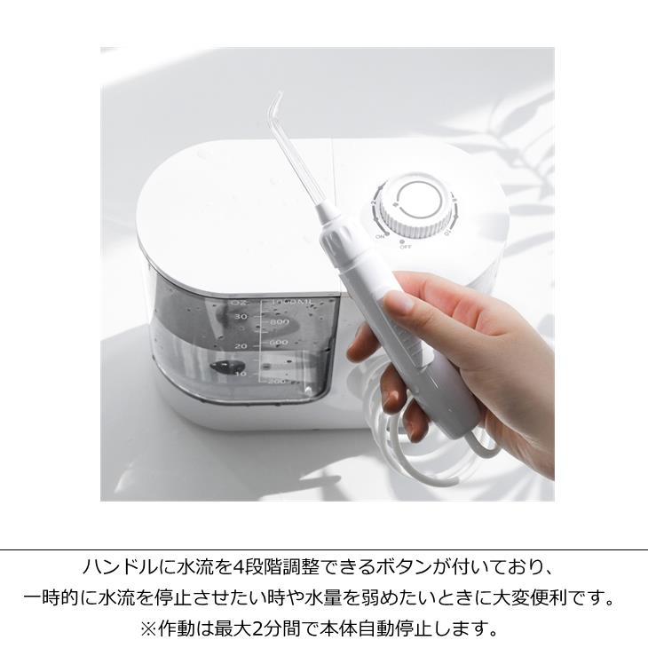 口腔洗浄器 ウォータークリーンジェット AX-059 5種類のノズル付き Water Cleanjet 口腔洗浄機 オーラルケア 歯茎ケア 歯間洗浄の画像