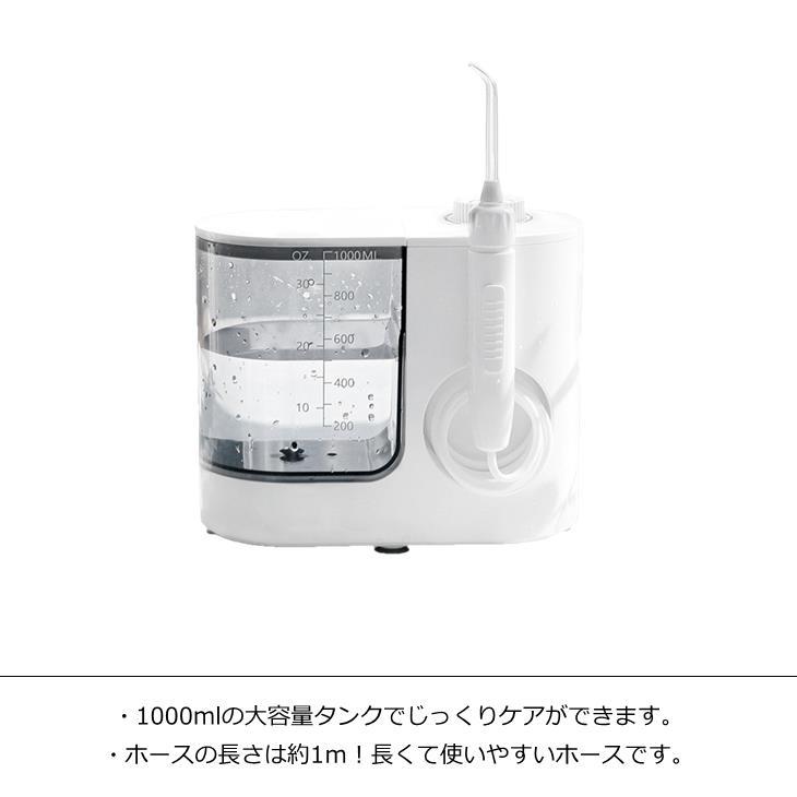 口腔洗浄器 ウォータークリーンジェット AX-059 5種類のノズル付き Water Cleanjet 口腔洗浄機 オーラルケア 歯茎ケア 歯間洗浄の画像