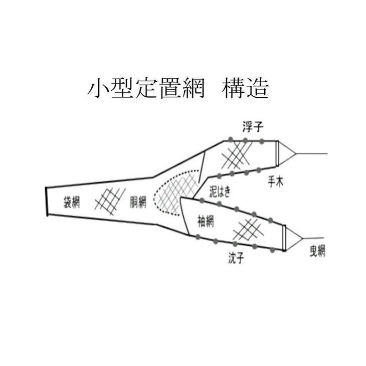 さがみや漁網店 小型定置網 漁具 調査用漁具 日本製 C-2（中）の画像