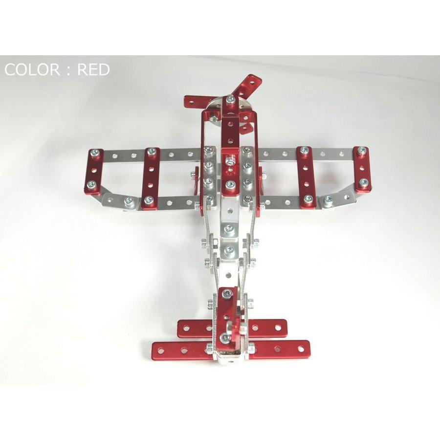 ザオーブロック プロペラ機 Z-001 ノーマルタイプ アルミ 子供 おもちゃ 飛行機 金属 組み立て式 日本製_6