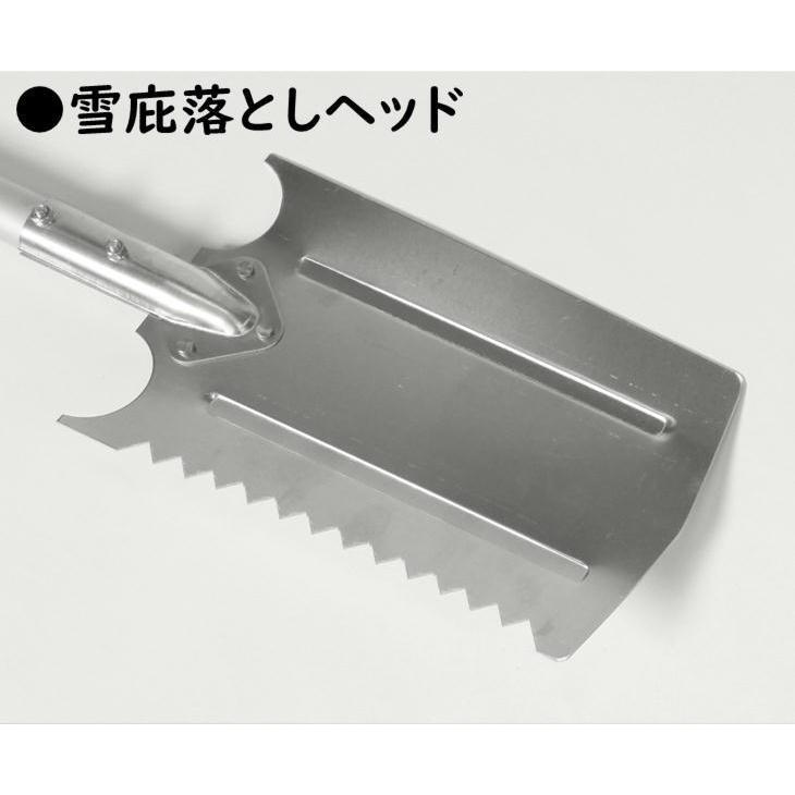 楽々雪降ろし＆雪庇・凍雪除去セット 6mモデル 2階 屋根 雪下ろし 道具