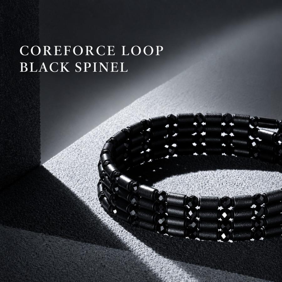 【新品未開封未使用】】コアフォースループブラック70㎝正規品です COREFORCE（コアフォース） 即納 ループ ブラックスピネル 70cm 1年