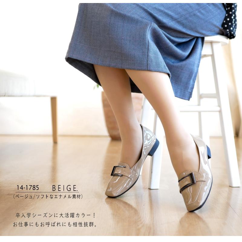 フラットシューズ きれいめ 歩きやすい パンプス レディース AC アミュ